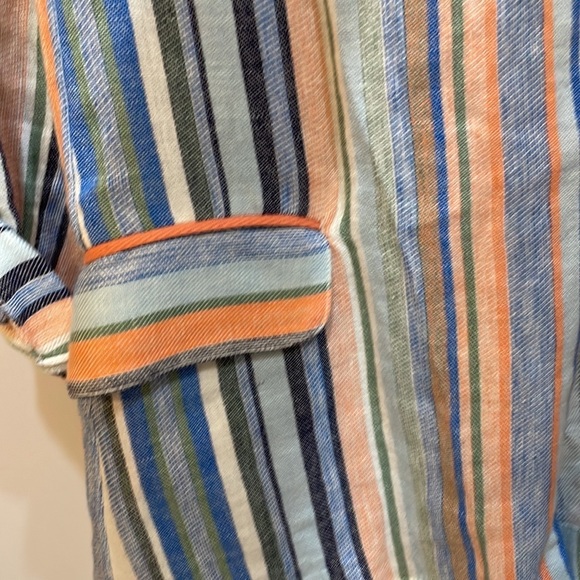 Caslon | Colorful Linen Striped Blazer - Picture 5 of 6